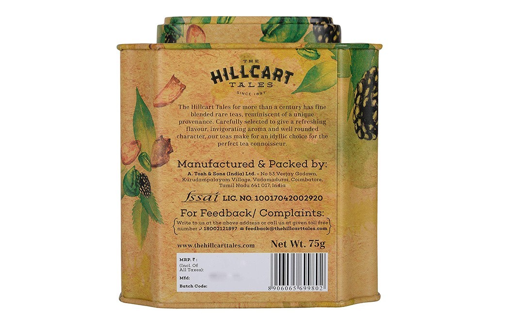 Hillcart Tales Koffie-Cha Lush Exotic Rich Infusion   Tin  75 grams
